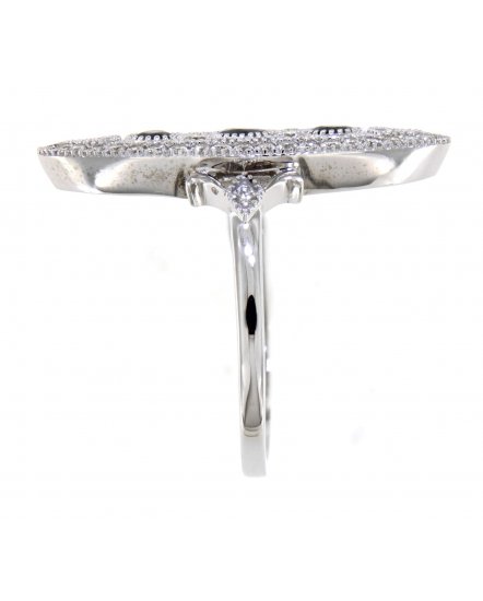 SAPPHIRE DIAMOND RING (TR3876)