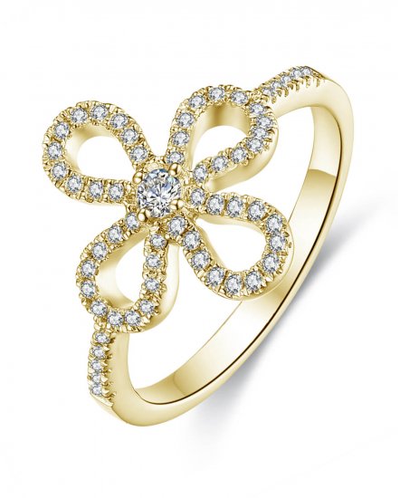 CLOVER STYLE DIAMOND RING (TR3888)