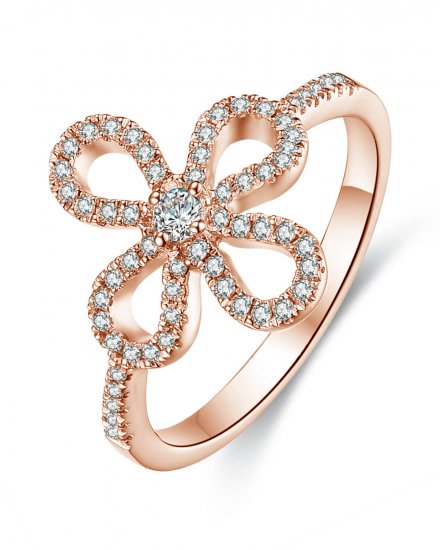 CLOVER STYLE DIAMOND RING (TR3888)