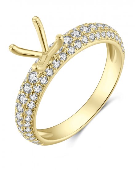 SEMI MOUNT DIAMOND ENGAGEMENT RING (TR3906)