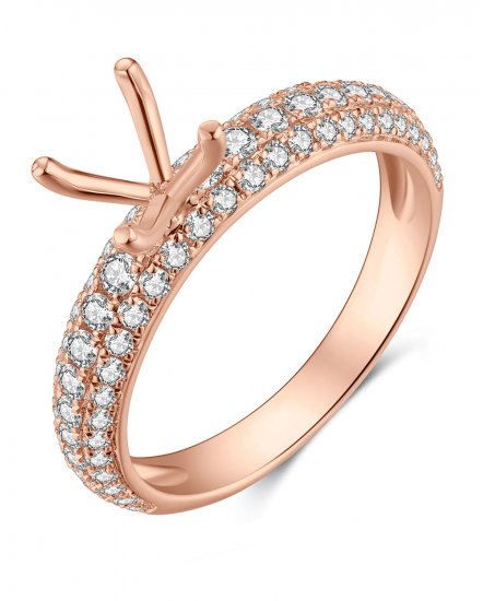 SEMI MOUNT DIAMOND ENGAGEMENT RING (TR3906)