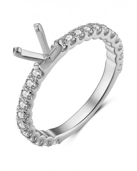 SEMI MOUNT DIAMOND ENGAGEMENT RING (TR3928)