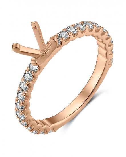 SEMI MOUNT DIAMOND ENGAGEMENT RING (TR3928)