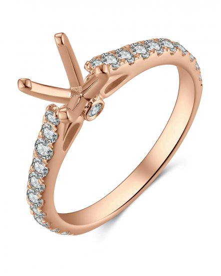 SEMI MOUNT DIAMOND ENGAGEMENT RING (TR3929)