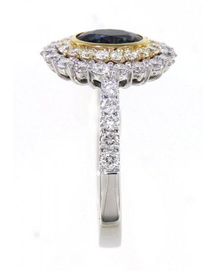 SAPPHIRE DIAMOND RING (TR3938)