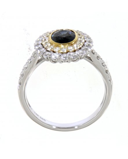 SAPPHIRE DIAMOND RING (TR3938)