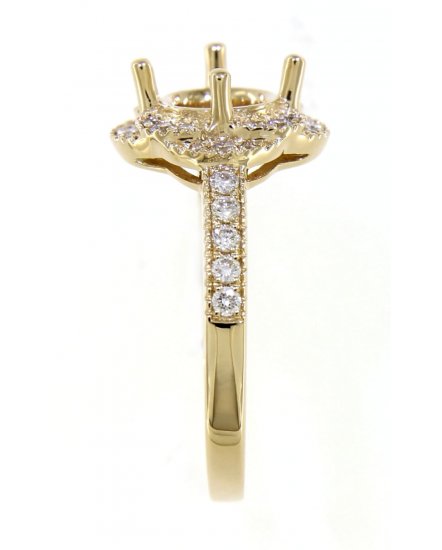 SEMI MOUNT DIAMOND ENGAGEMENT RING (TR3949)