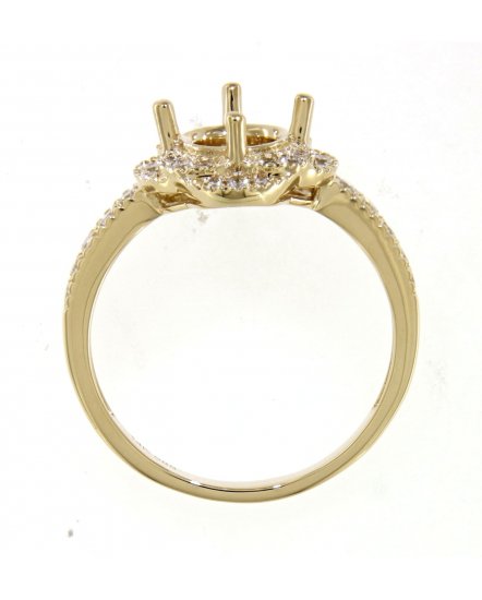 SEMI MOUNT DIAMOND ENGAGEMENT RING (TR3949)