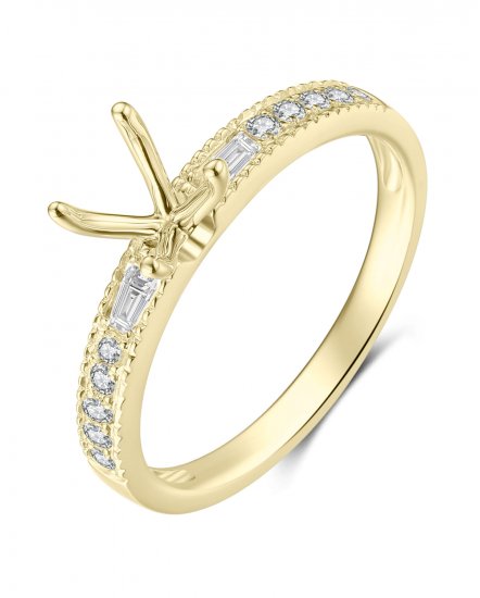 SEMI MOUNT DIAMOND ENGAGEMENT RING (TR3974)