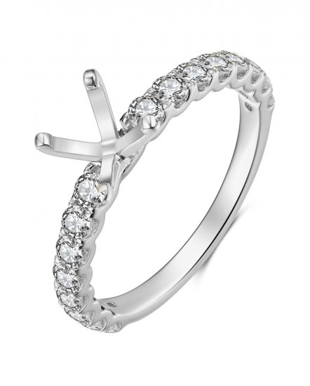 SEMI MOUNT DIAMOND ENGAGEMENT RING (TR3976)