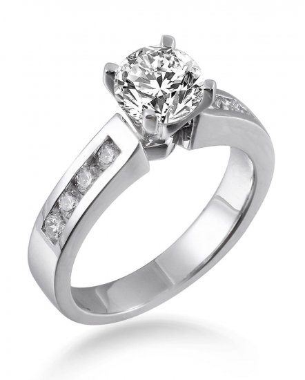 SEMI MOUNT DIAMOND ENGAGEMENT RING (TR397A)