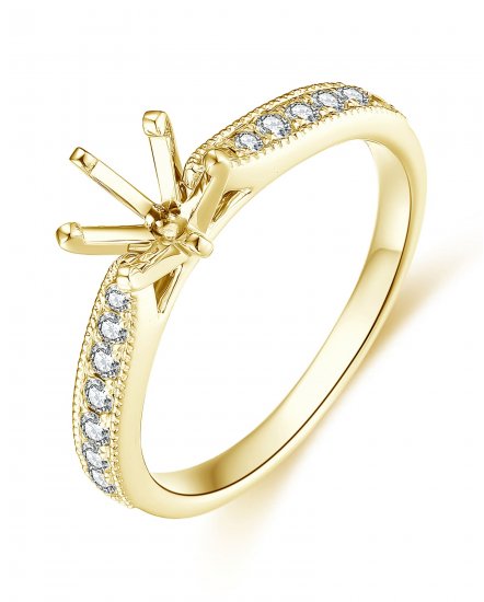 SEMI MOUNT DIAMOND ENGAGEMENT RING (TR4002)
