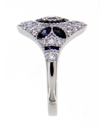 SAPPHIRE DIAMOND RING (TR4015)