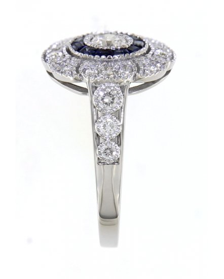 SAPPHIRE DIAMOND RING (TR4018)
