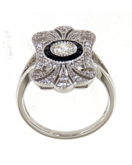 SAPPHIRE DIAMOND RING (TR4019)