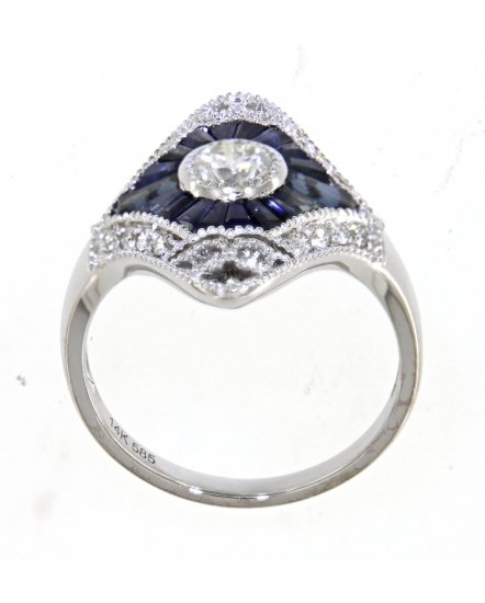 SAPPHIRE DIAMOND RING (TR4026)