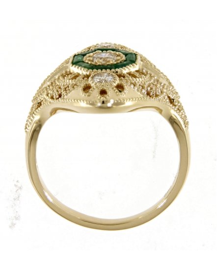 EMERALD DIAMOND RING (TR4028)