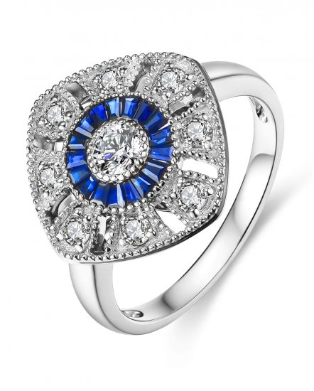 SAPPHIRE DIAMOND RING (TR4039)