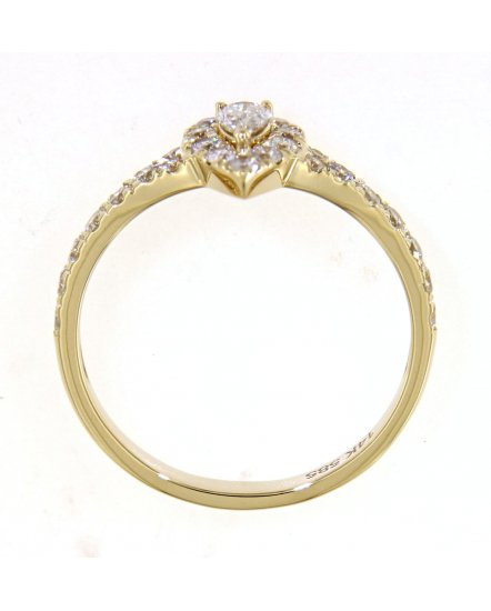 PEAR DIAMOND ENGAGEMENT RING (TR4043)