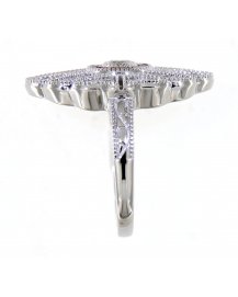 MARQUISE STYLE RUBY DIAMOND RING (TR4046)