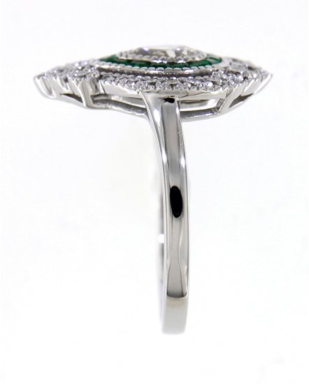 EMERALD DIAMOND RING (TR4053)