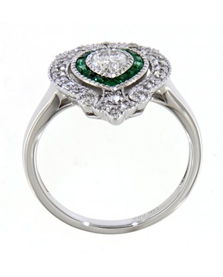 EMERALD DIAMOND RING (TR4053)
