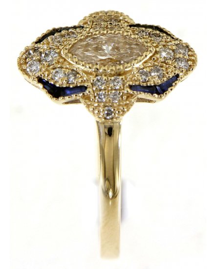SAPPHIRE DIAMOND RING (TR4058)