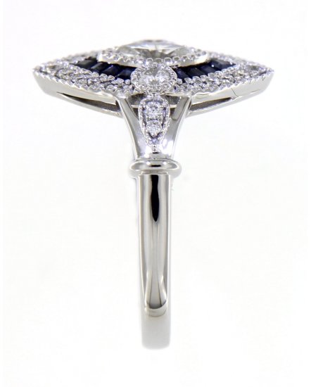 SAPPHIRE DIAMOND RING (TR4059)