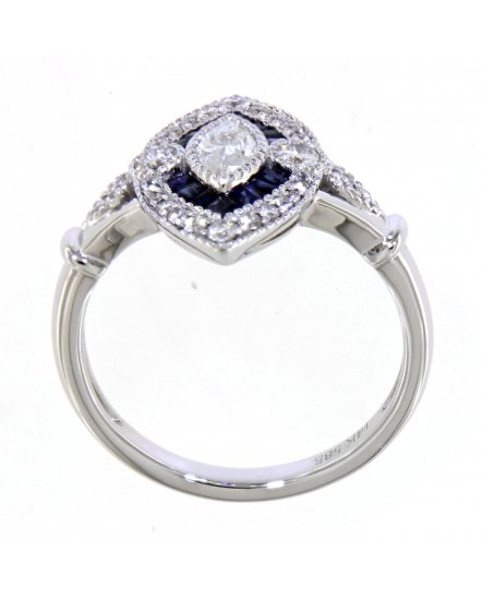 SAPPHIRE DIAMOND RING (TR4059)