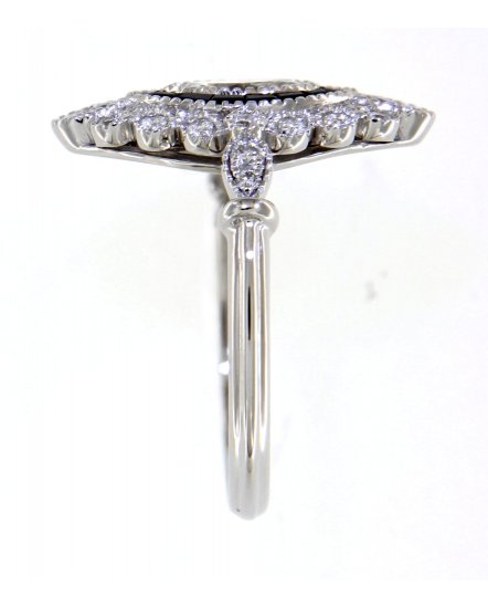 MARQUISE STYLE SAPPHIRE DIAMOND RING (TR4060)