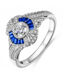 SAPPHIRE DIAMOND RING (TR4084)