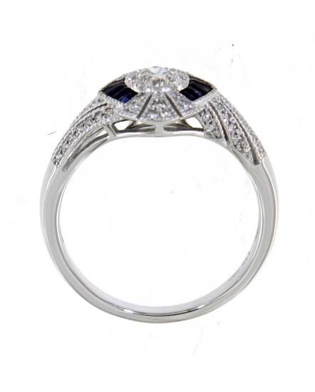 SAPPHIRE DIAMOND RING (TR4084)