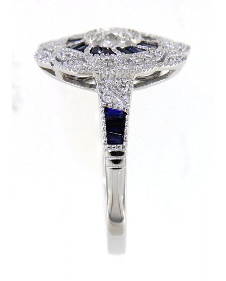 SAPPHIRE DIAMOND RING (TR4099)
