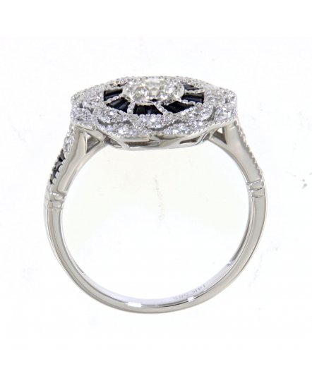 SAPPHIRE DIAMOND RING (TR4099)