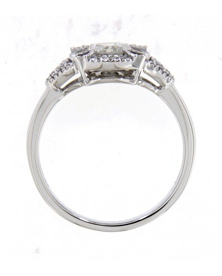 BAGUETTE SAPPHIRE DIAMOND RING (TR4101)