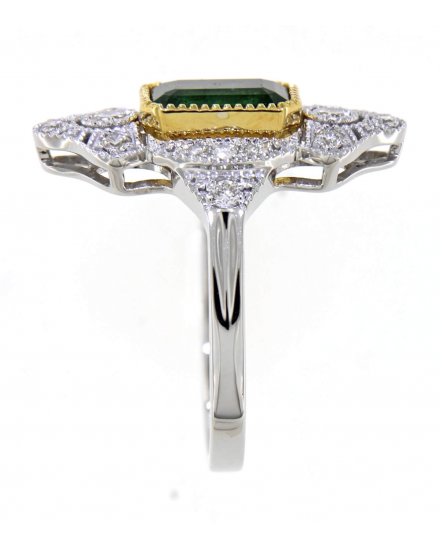 EMERALD CUT DIAMOND RING (TR4106)
