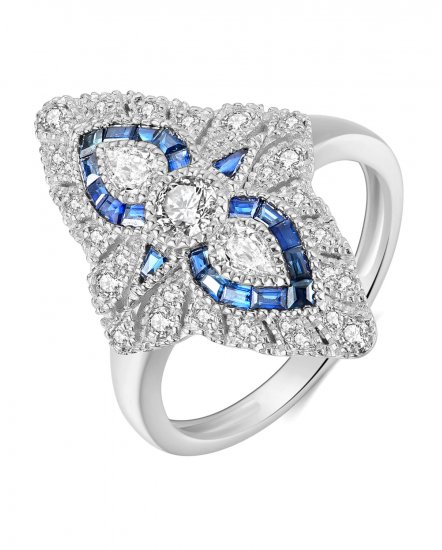 SAPPHIRE DIAMOND RING (TR4110)