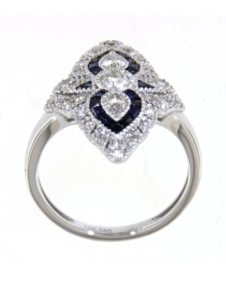 SAPPHIRE DIAMOND RING (TR4110)