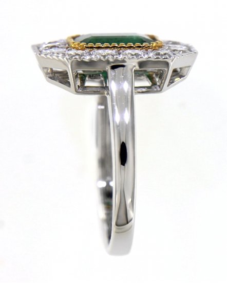EMERALD CUT DIAMOND RING (TR4111)