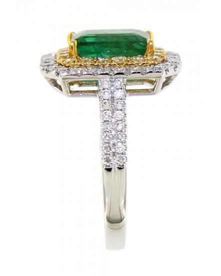 EMERALD CUT DIAMOND RING (TR4112)