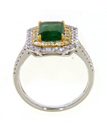 EMERALD CUT DIAMOND RING (TR4112)