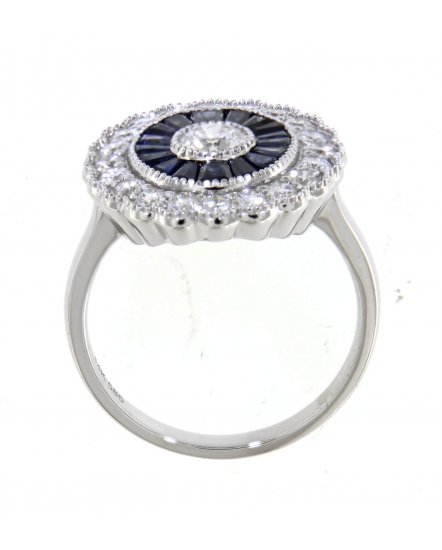 SAPPHIRE DIAMOND RING (TR4123)