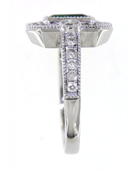 EMERALD CUT DIAMOND RING (TR4124)