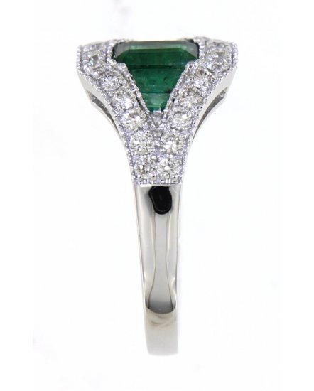 EMERALD CUT DIAMOND RING (TR4129)