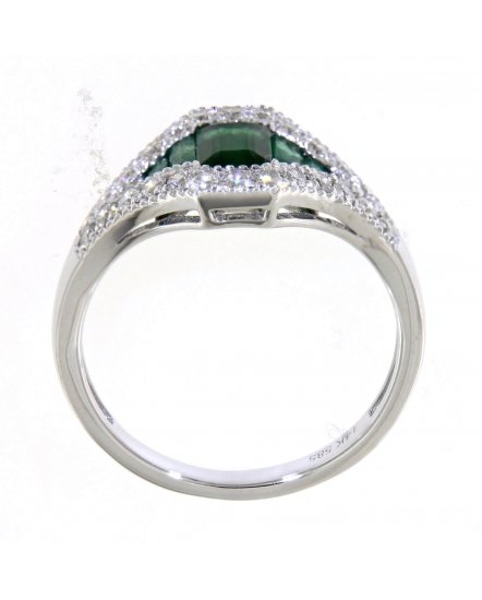 EMERALD CUT DIAMOND RING (TR4129)