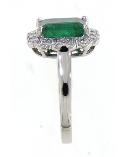 EMERALD CUT DIAMOND RING (TR4131)