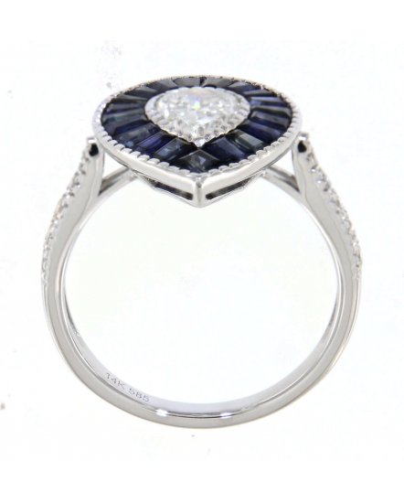 SAPPHIRE DIAMOND RING (TR4134)