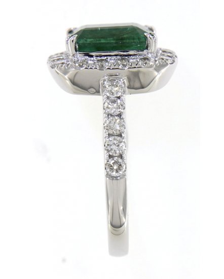 EMERALD CUT DIAMOND RING (TR4138)
