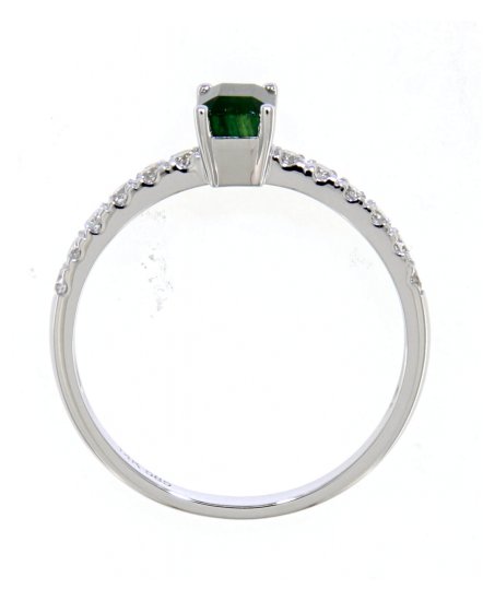 EMERALD CUT DIAMOND RING (TR4140)
