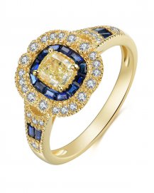 SAPPHIRE DIAMOND RING (TR4160)